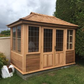 Four Sided Cedar Summerhouse in Ireland